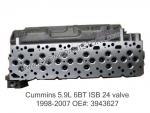 98-07 cummins dodge ram 6BT 5.9 isb 24V cylinder head OE 627